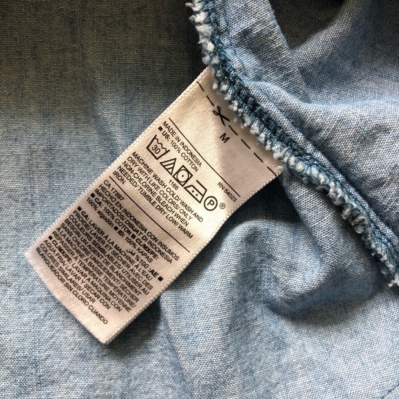 Chambray Collared Dress - Picture 5 of 5